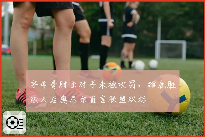 字母哥肘击对手未被吹罚，雄鹿胜热火后奥尼尔直言联盟双标